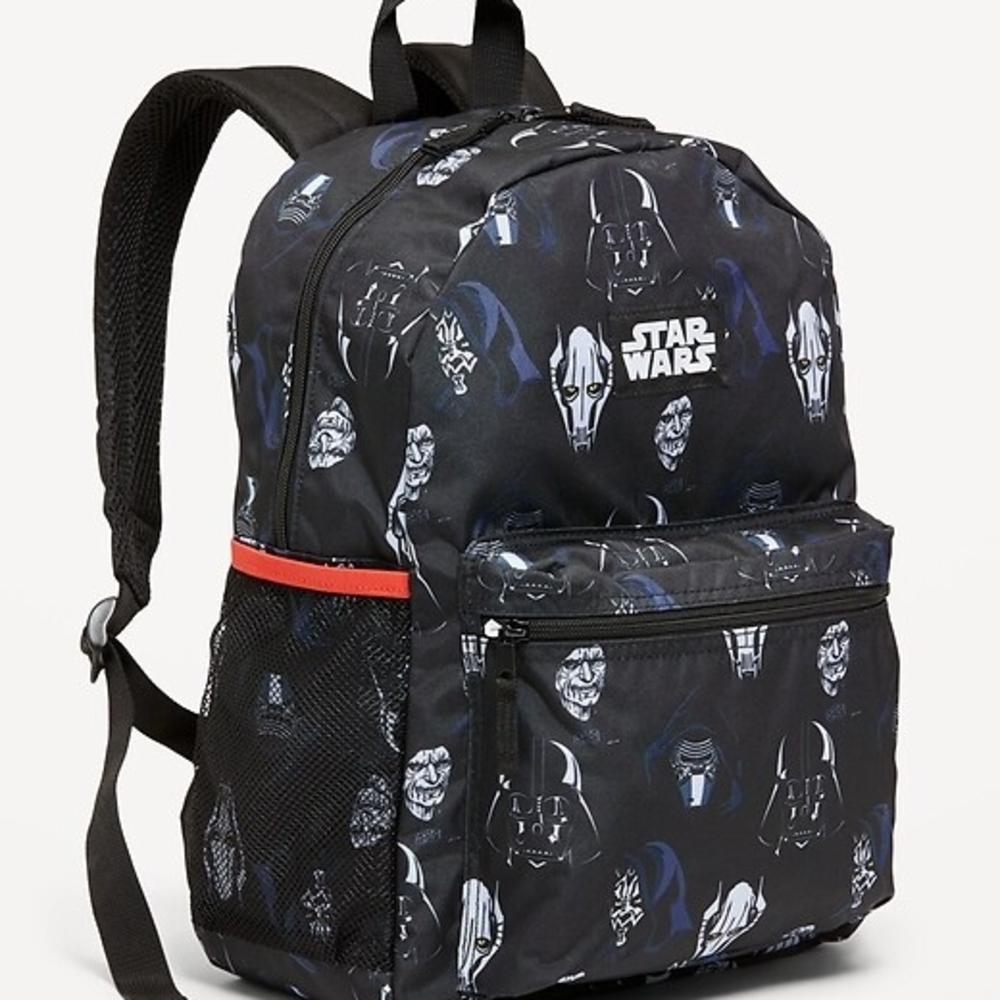 Star Wars Black and Red Backpack with Iconic Design